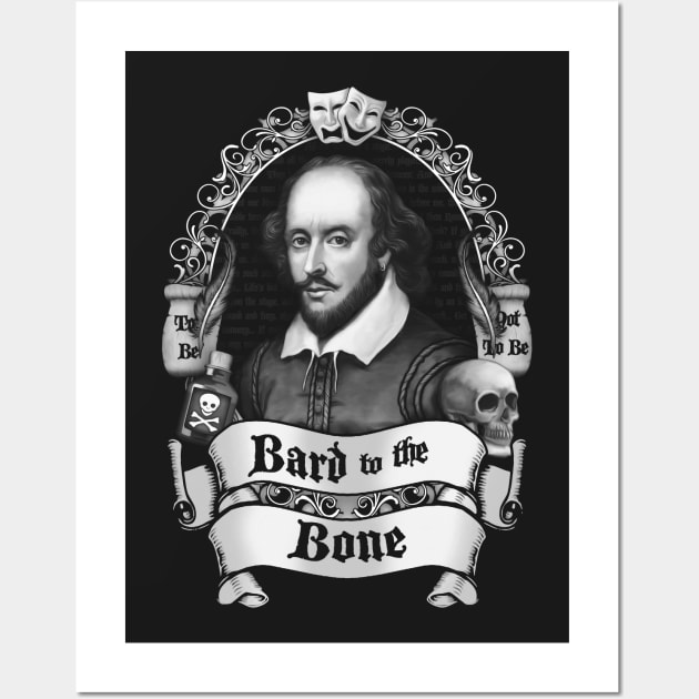 Bard to the Bone Wall Art by SquareDog